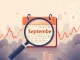 A visual representation of **September macroeconomic events** influencing global financial markets, including crypto. Charts and calendar dates are prominent.