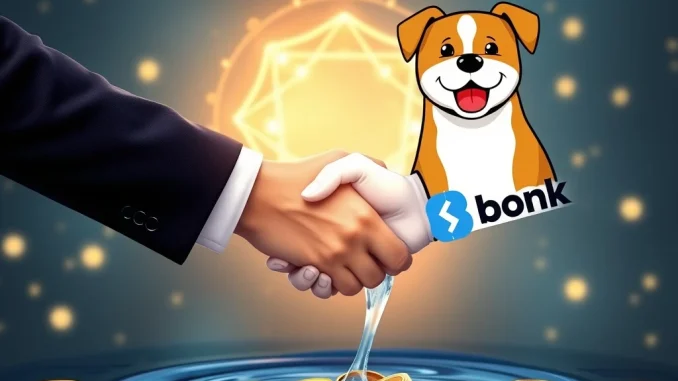 Sharps Technology's strategic partnership with Bonk for Solana staking, illustrating a corporate entity entering the liquid staking market.