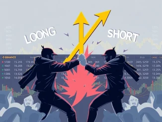Visualizing heightened short squeeze risk in the crypto market as long liquidations surpass shorts, based on recent Binance data.