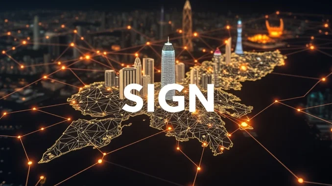 SIGN's strategic expansion into Hong Kong, symbolizing new opportunities for its token distribution platform in Asia.