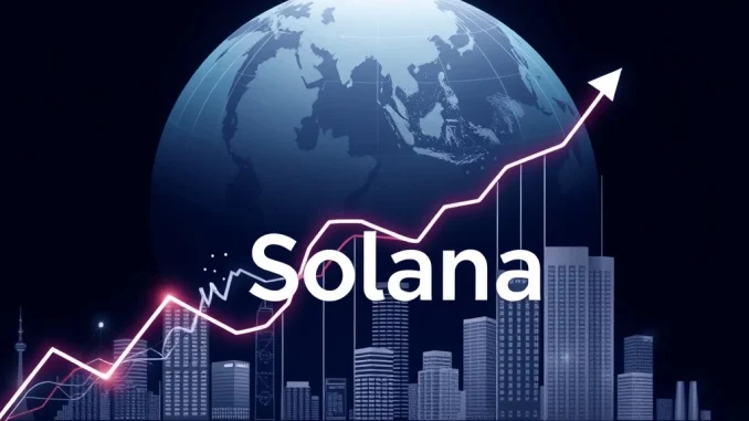 A visual representation of Sol Strategy's significant $18M raise for SOL investments, highlighting growth in digital asset management.