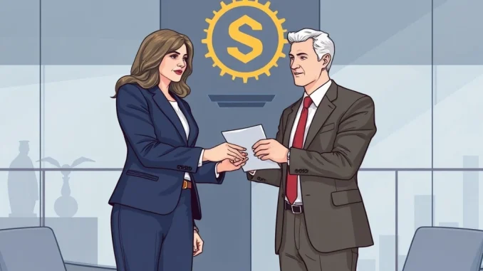 Leah Wald's Shocking Departure: Crucial Leadership Shift at Sol Strategies Leah Wald, former Sol Strategies CEO, stepping down and handing over leadership, symbolizing a significant executive transition.