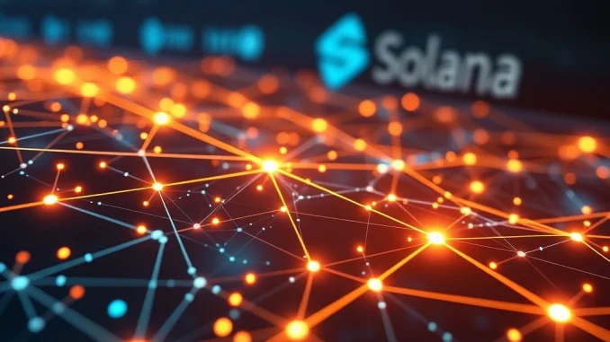 A visual representation of the Solana network experiencing a significant boost in Compute Units, symbolizing enhanced transaction throughput.