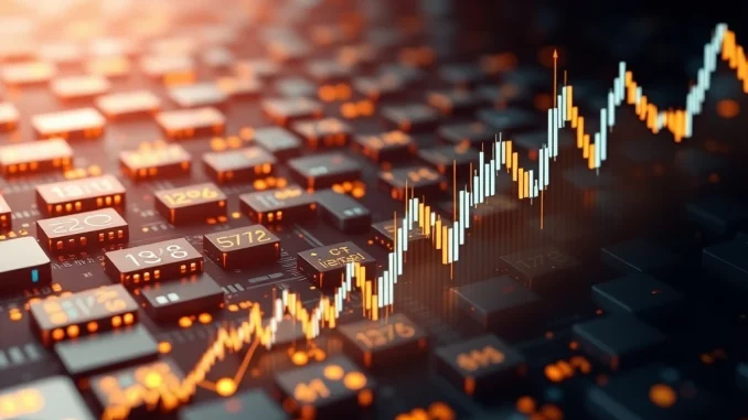 Chart showing Solana's SOL price decline following a major network upgrade, symbolizing crypto market volatility.