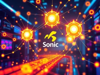 Visualizing Sonic rebrands to the Attention Capital Market, showing digital engagement metrics transforming into tradable assets on a blockchain network.