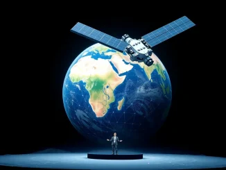 SpaceCoin founder Oh Tae-rim presenting the future of decentralized internet at TOKEN2049 Singapore, highlighting global connectivity.