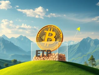 Chart showing the impressive growth of Spot Bitcoin ETFs, now holding over 1.5 million BTC, symbolizing their significant impact on Bitcoin investment.