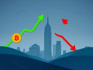 Charts showing a significant Spot Bitcoin ETFs inflow contrasting with Ethereum ETFs outflow, highlighting market trends.