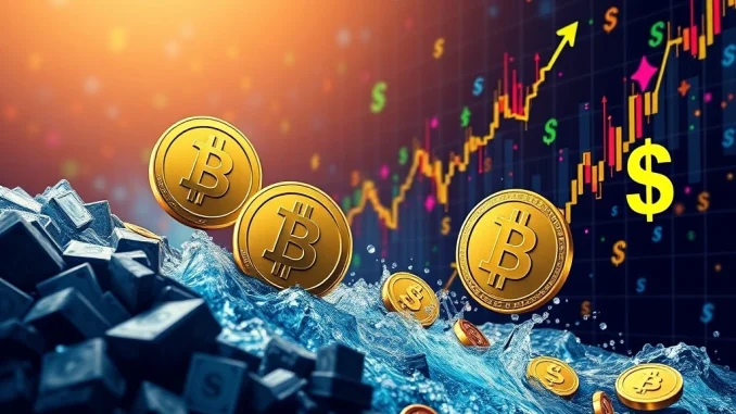 Illustrates the significant stablecoin issuance by Tether and Circle, representing a massive influx of capital into the cryptocurrency market.