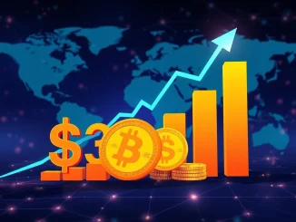 Graph showing stablecoin market cap surpassing $300 billion, highlighting Tether USDT and USDC dominance in the cryptocurrency market.