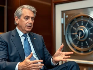 JPMorgan CEO Jamie Dimon discusses stablecoins and their impact on traditional bank deposits, reassuring investors about crypto integration.