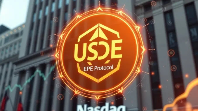 StablecoinX's impressive $530M crypto funding round, symbolizing its strategic growth and significant ENA token holdings.