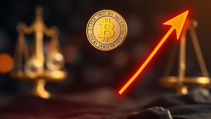 A dramatic red arrow pointing downwards on a digital chart, symbolizing the STO price drop and crypto market volatility.