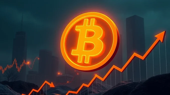 Chart showing Strategy's significant Bitcoin purchase, symbolizing strategic cryptocurrency investment and growth of BTC holdings.