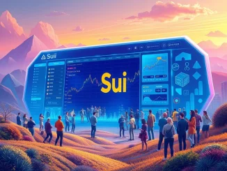 Momentum DEX event banner showing a vibrant gathering, symbolizing Sui ecosystem growth and blockchain innovation.