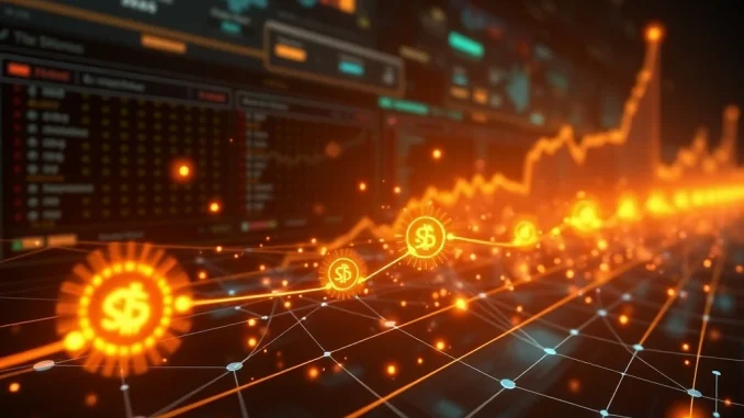 Chart illustrating the explosive surge in SUN on-chain transfers, reflecting activity driven by SunPerp and Upbit listing.