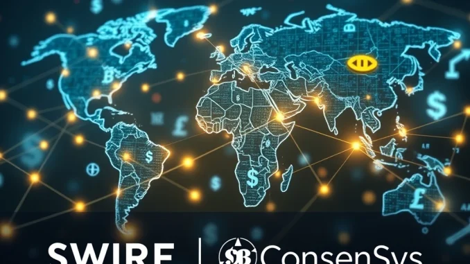 SWIFT's collaboration with ConsenSys on blockchain payments signifies a major step for financial institutions.