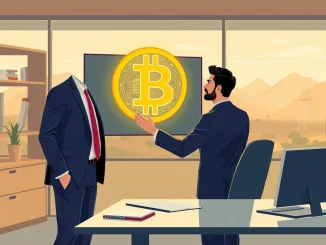 Sygnia's financial advisor discusses responsible **Bitcoin ETFs** allocation with a client, highlighting cautious crypto investment strategy.