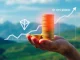 Visualizing Tron TRX acquisition: $110 million purchase boosts holdings, showing strategic growth in the cryptocurrency market.