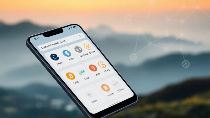Trust Wallet interface displaying tokenized stocks and ETFs, symbolizing access to new digital asset investment opportunities.