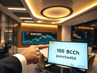 Visualizing a UK investment firm's strategic acquisition of Bitcoin (BTC) for its treasury reserves.