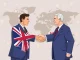 Representatives from the UK and US shake hands, symbolizing enhanced UK US crypto cooperation and shared digital asset policy.