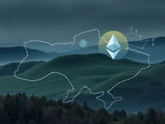 Visualizing the complex issue of Ukraine crypto money laundering and the urgent need for regulatory action.