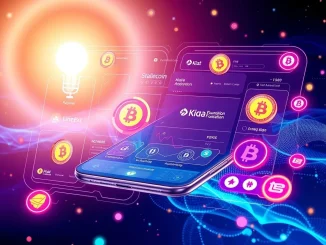 Unify app interface showing seamless Web3 stablecoin transactions and digital rewards.