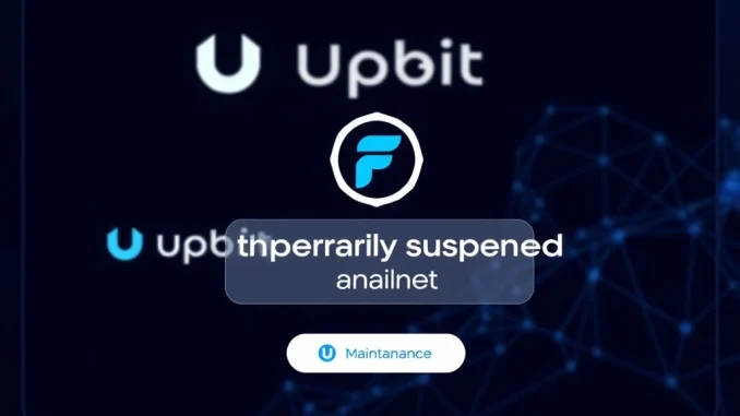 Upbit FLOW Suspension: Crucial Update for Traders Regarding Deposits and Withdrawals A digital screen displaying an Upbit FLOW suspension notice, showing halted deposits and withdrawals for a Flow network upgrade.