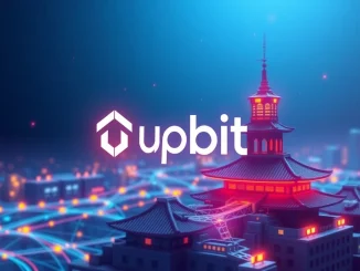 Upbit Giwa Layer 2 network launch, symbolizing enhanced blockchain scalability and efficiency for the crypto exchange.