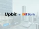 Visual representation of the Upbit K-Bank partnership, symbolizing financial security and regulatory compliance in South Korea crypto market.