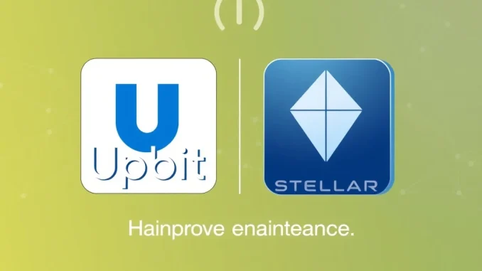 Upbit crypto exchange suspending Stellar XLM deposits and withdrawals for a crucial network upgrade.