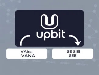 Upbit suspension notice impacting VANA and SEI deposits and withdrawals due to a crucial wallet upgrade.