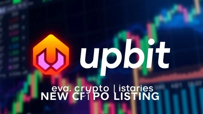 Upbit Listing: Momentous Opportunity as Toshi (TOSHI) Joins the Exchange Upbit exchange logo alongside Toshi (TOSHI) coin, symbolizing the new Upbit listing and trading opportunity for investors.