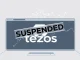 An urgent announcement graphic for Upbit XTZ suspension, informing users about the upcoming Tezos network upgrade.