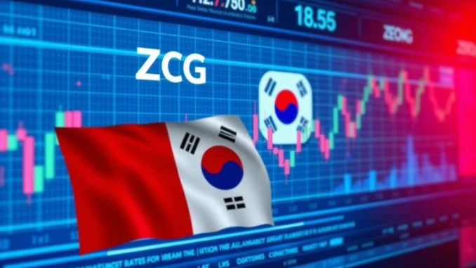 Upbit ZeroG listing announcement screen showing 0G token trading pairs, signifying market expansion in South Korea.