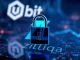 Upbit logo with Zilliqa (ZIL) symbol behind a temporary suspension sign, illustrating the upcoming Zilliqa hard fork.