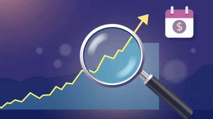 Chart displaying US August CPI data trends, signifying inflation's impact on financial markets and cryptocurrency.