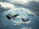US fighter jets intercept a Russian bomber near Alaskan airspace during a critical military incident, highlighting aerial vigilance.