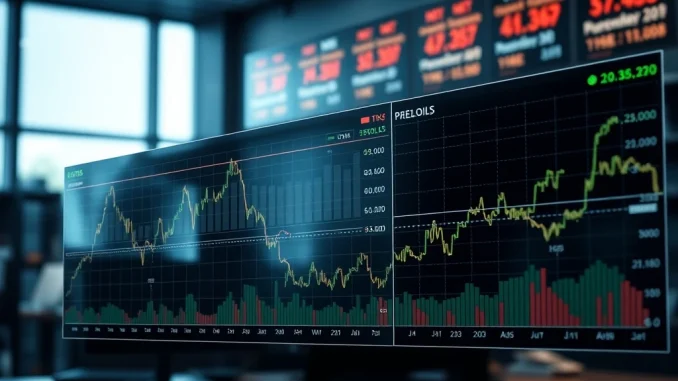 Chart illustrating the US jobs report data for non-farm payrolls and unemployment rate, reflecting potential crypto market impact.