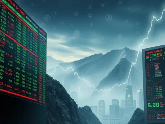 Visualizing the mixed performance of US stocks, highlighting the nuanced market shifts and their broader economic implications.