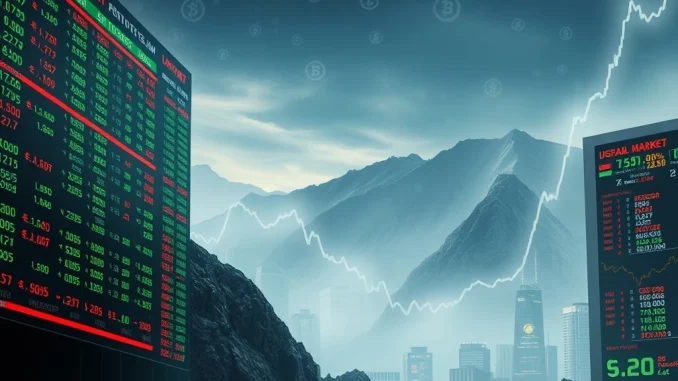 Visualizing the mixed performance of US stocks, highlighting the nuanced market shifts and their broader economic implications.