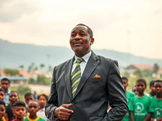 UXLINK CEO Rolland Saf announces his transformative vision for the Cameroon 2032 election, emphasizing digital governance.