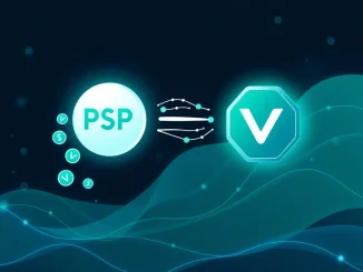 Visualizing the Velora token migration from PSP to VLR, symbolizing a pivotal shift in the DEX aggregator's governance and utility.