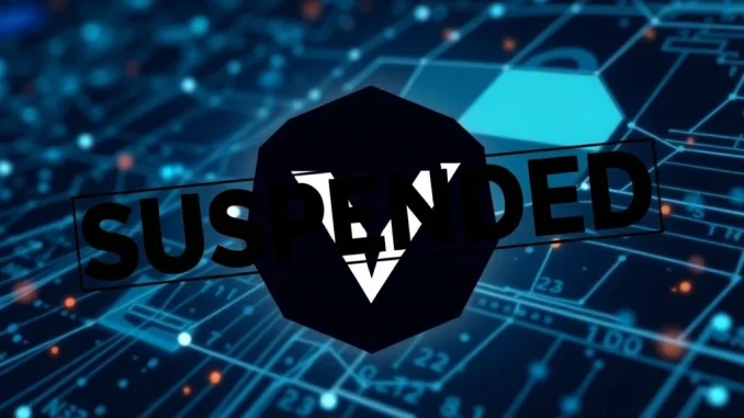 Illustrates Venus Protocol's urgent suspension and ongoing investigation into suspicious transactions, highlighting DeFi security concerns.