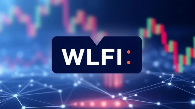 An infographic illustrating the initial 6.4 billion WLFI token supply, highlighting its significance for the WorldLibertyFinancial DeFi project.