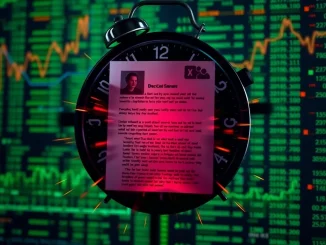 Graphic illustrating the sudden deletion of a World Liberty Financial (WLFI) token supply post, highlighting transparency concerns.