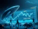 Visualizing the significant WLFI token whale exodus, depicting large investors selling off their holdings and impacting market stability.