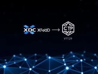 Illustrates XDC Network's successful integration of USDC and CCTP V2, enabling secure cross-chain transfers and enhancing blockchain interoperability.