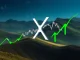 A chart illustrating XRP's decisive breakout from a falling wedge pattern, signaling a potential upward price rally.